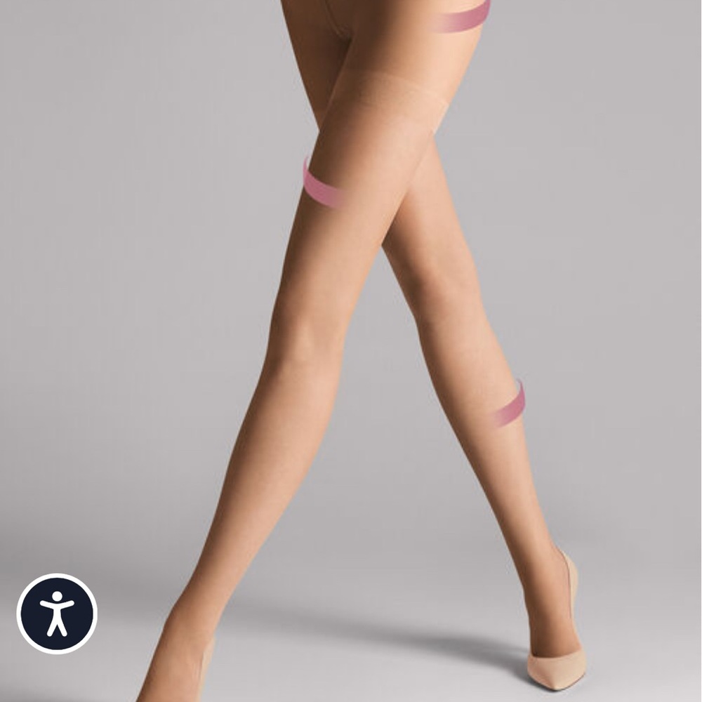 Wolford Shape Individual 10 Control Top Tights Size Small New